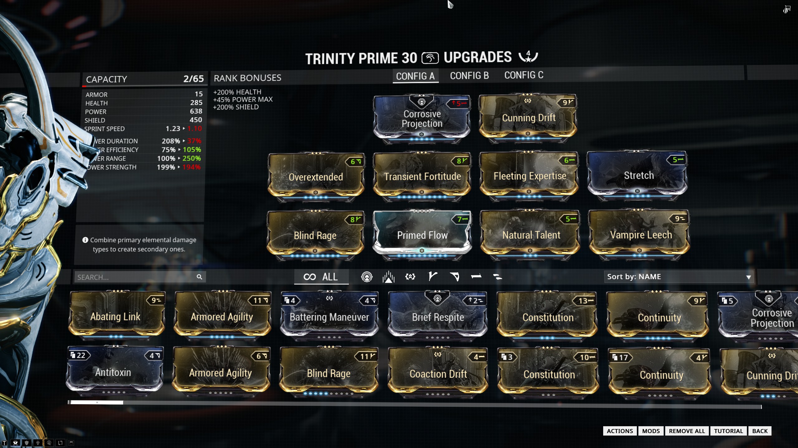 EV Trinity build.